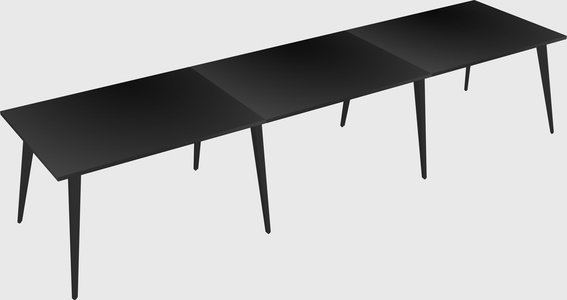 Modern rectangular office desk