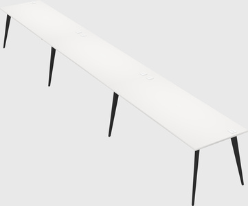 Modern rectangular office desk