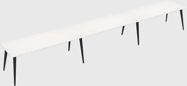Modern rectangular office desk