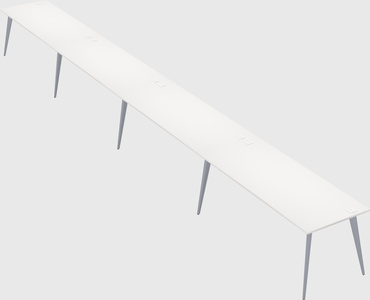 Modern rectangular office desk