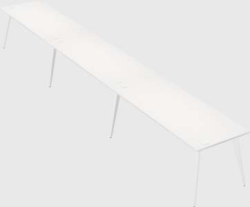 Modern rectangular office desk