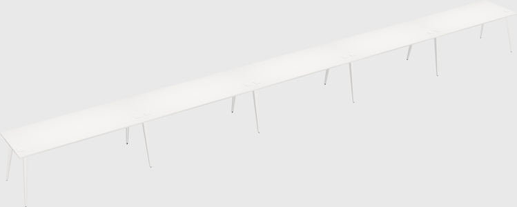 Modern rectangular office desk