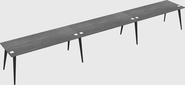 Modern rectangular office desk
