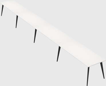 Modern rectangular office desk