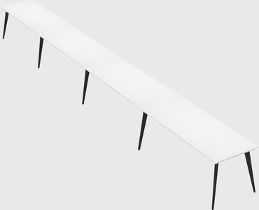 Modern rectangular office desk