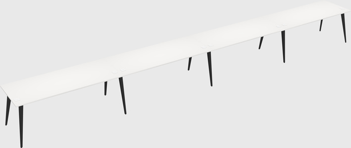 Modern rectangular office desk