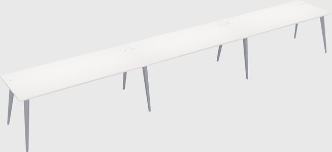 Modern rectangular office desk