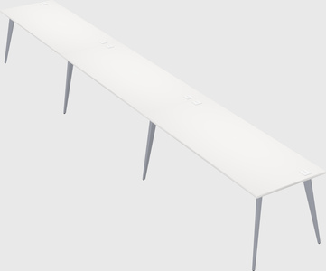 Modern rectangular office desk