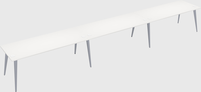 Modern rectangular office desk