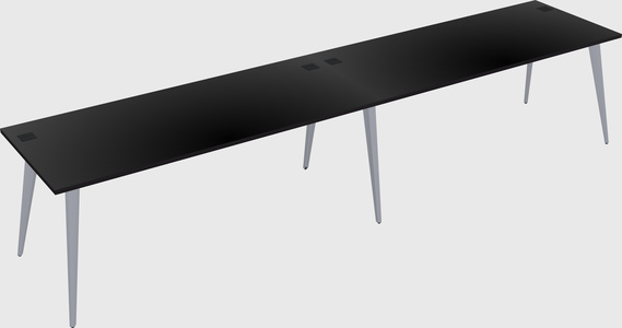 Modern Rectangular Office Desk