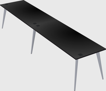Modern rectangular office desk