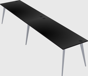 Modern rectangular office desk