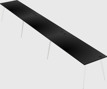 Modern rectangular office desk