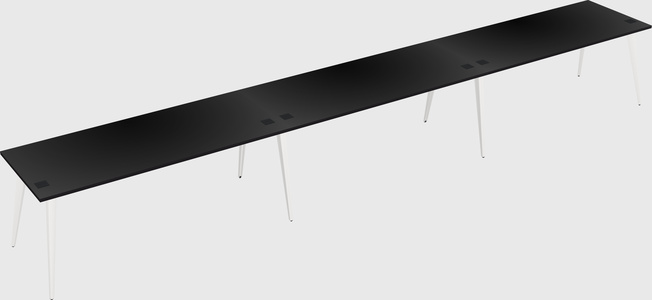 Modern rectangular office desk