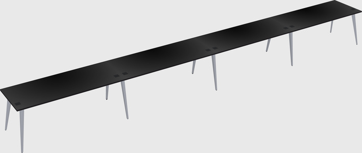 Modern rectangular office desk