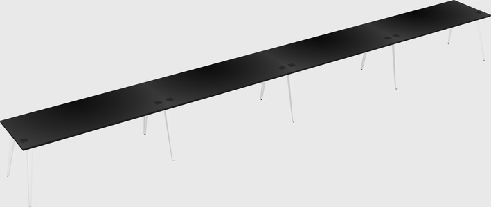 Modern rectangular office desk