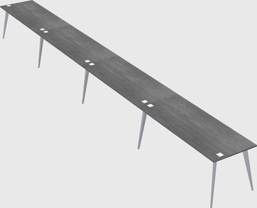 Modern rectangular office desk