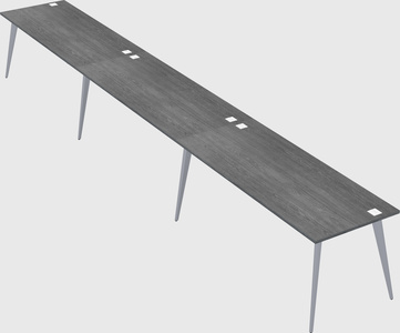 Modern rectangular office desk
