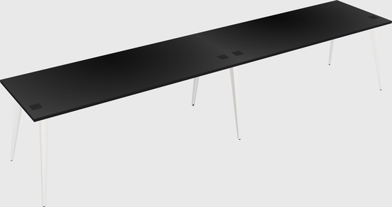 Modern rectangular office desk