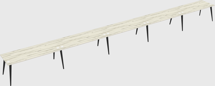 Modern rectangular office desk