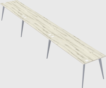 Modern rectangular office desk