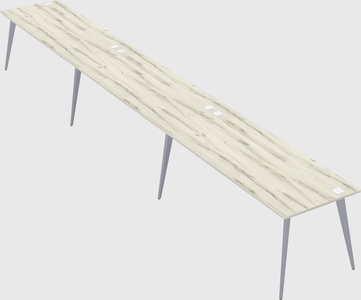Modern rectangular office desk