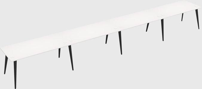 Modern rectangular office desk