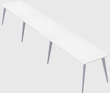 Modern rectangular office desk