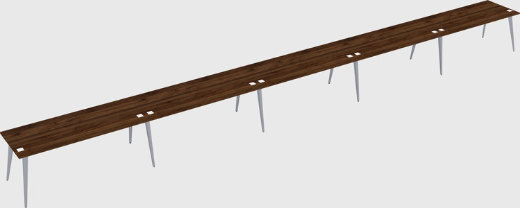 Modern rectangular office desk
