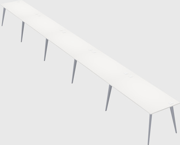 Modern rectangular office desk