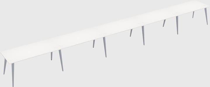 Modern rectangular office desk
