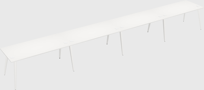 Modern rectangular office desk