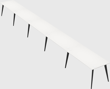 Modern rectangular office desk