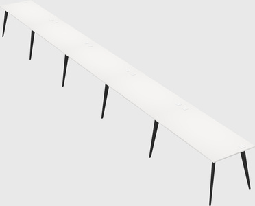 Modern rectangular office desk