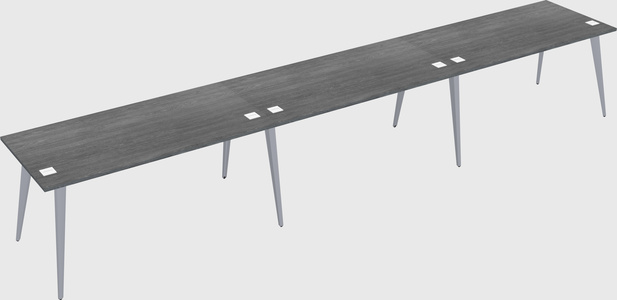 Modern rectangular office desk