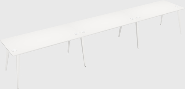 Modern rectangular office desk