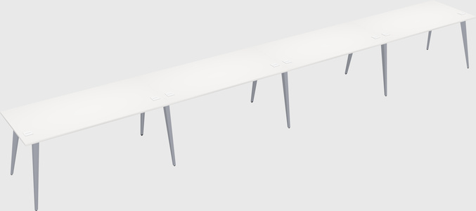 Modern rectangular office desk