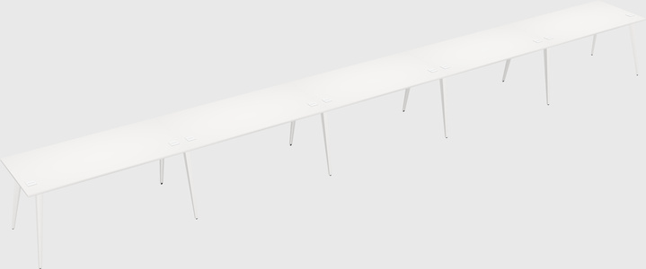Modern rectangular office desk