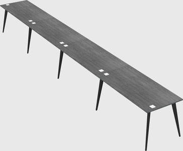 Modern rectangular office desk