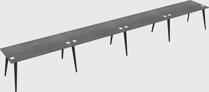 Modern rectangular office desk