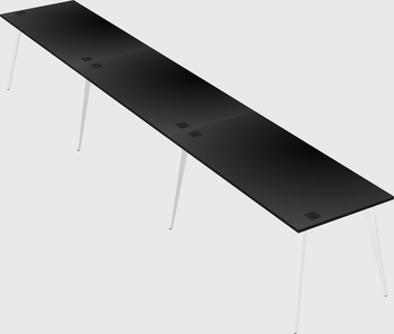 Modern rectangular office desk