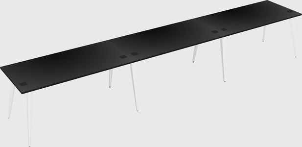Modern rectangular office desk