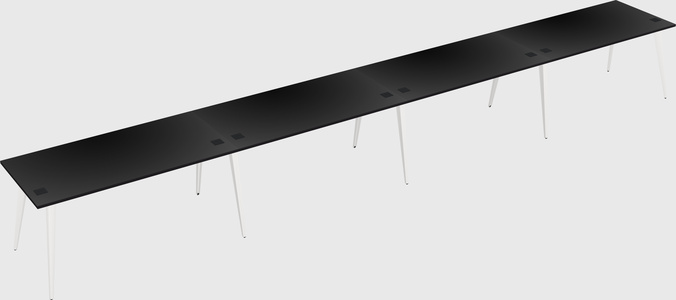 Modern rectangular office desk