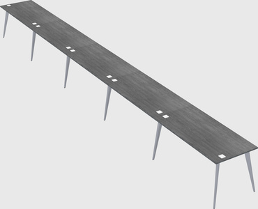 Modern rectangular office desk