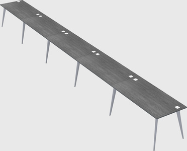 Modern rectangular office desk