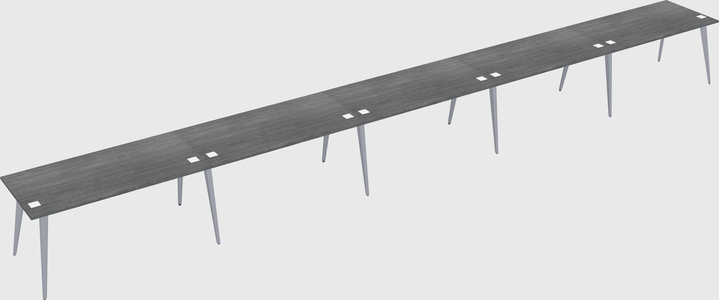 Modern rectangular office desk