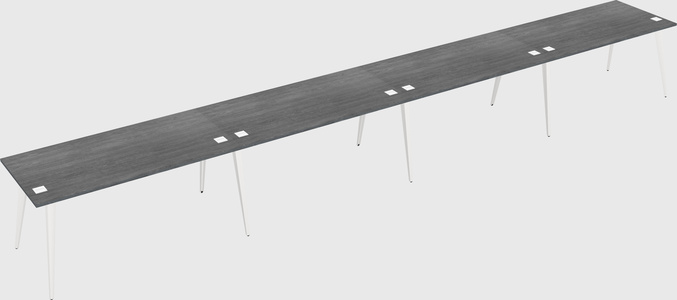 Modern rectangular office desk
