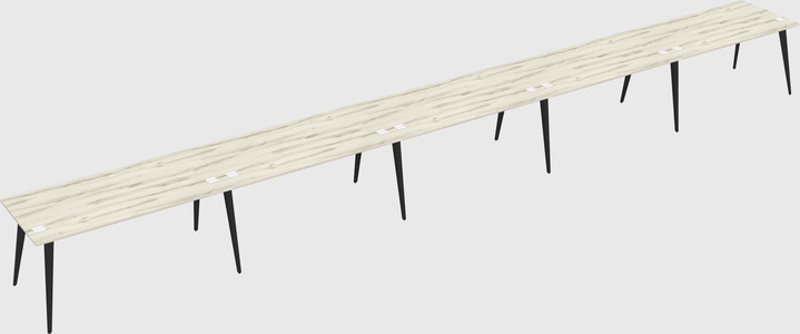 Modern rectangular office desk