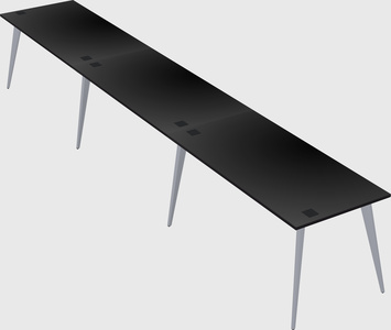 Modern rectangular office desk