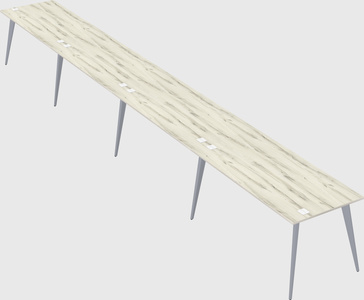 Modern rectangular office desk